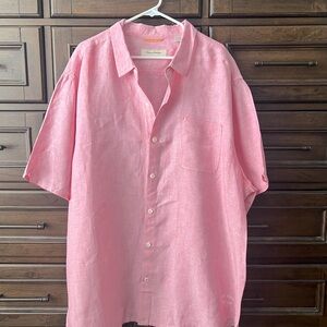 Tommy Bahama Pink Casual Button Down Shirt